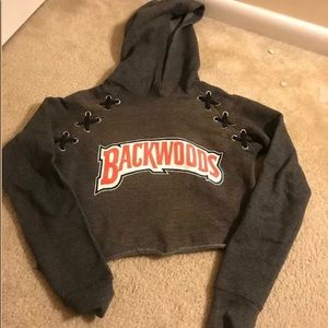 backwoods cropped sweatshirt